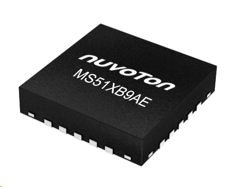 芯錄微燒錄器支持Nuvoton新唐科技的8位微控制器MS51XB9AE